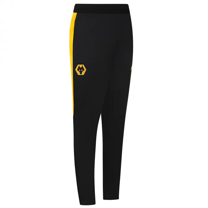 Wolverhampton Wanderers Fan Shop | 2025-26 Coaches Training Pant – Black Collection Official Wolves Fan Gear